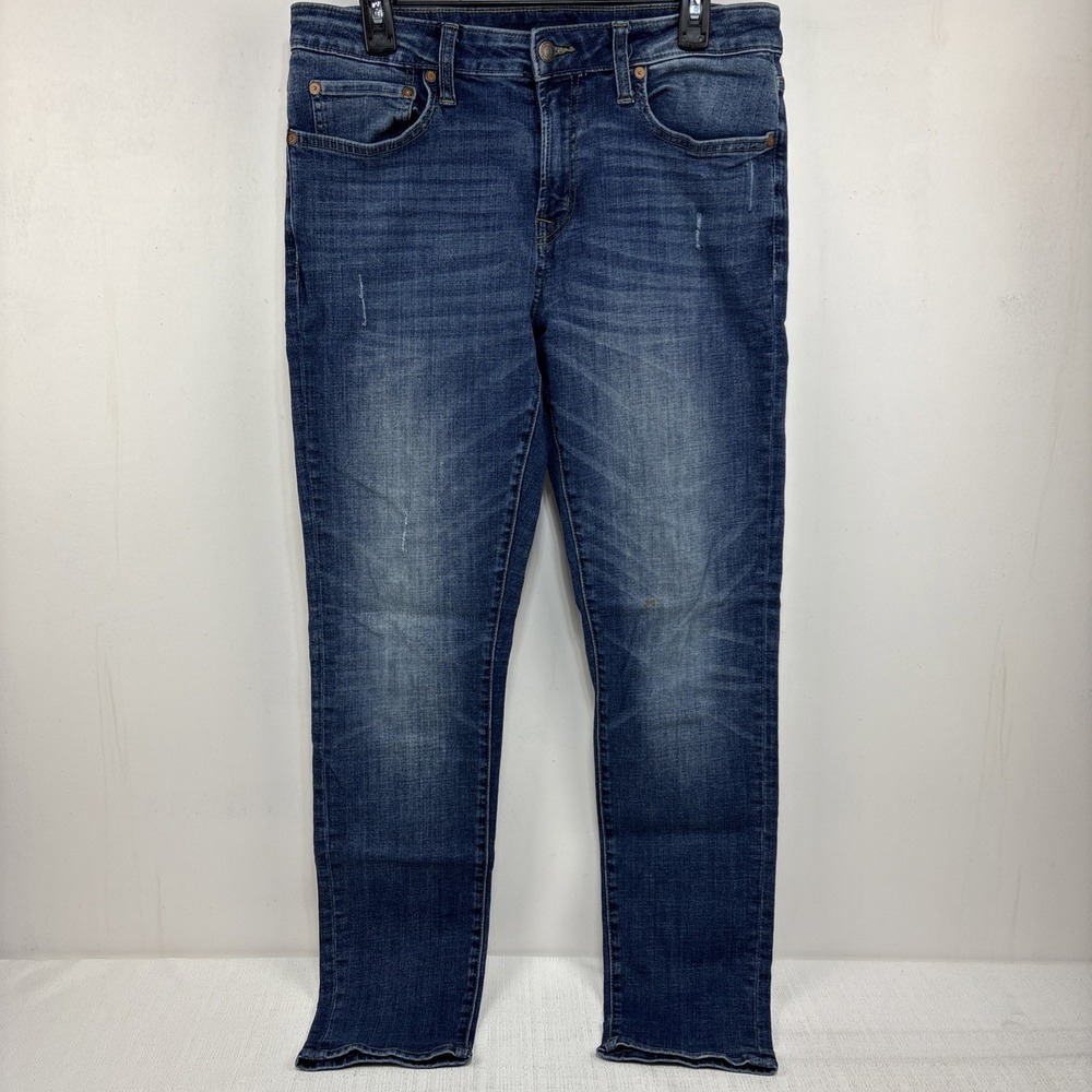 Aeropostale Jeans Men's Skinny Medium Wash Size 33x32‎ READ